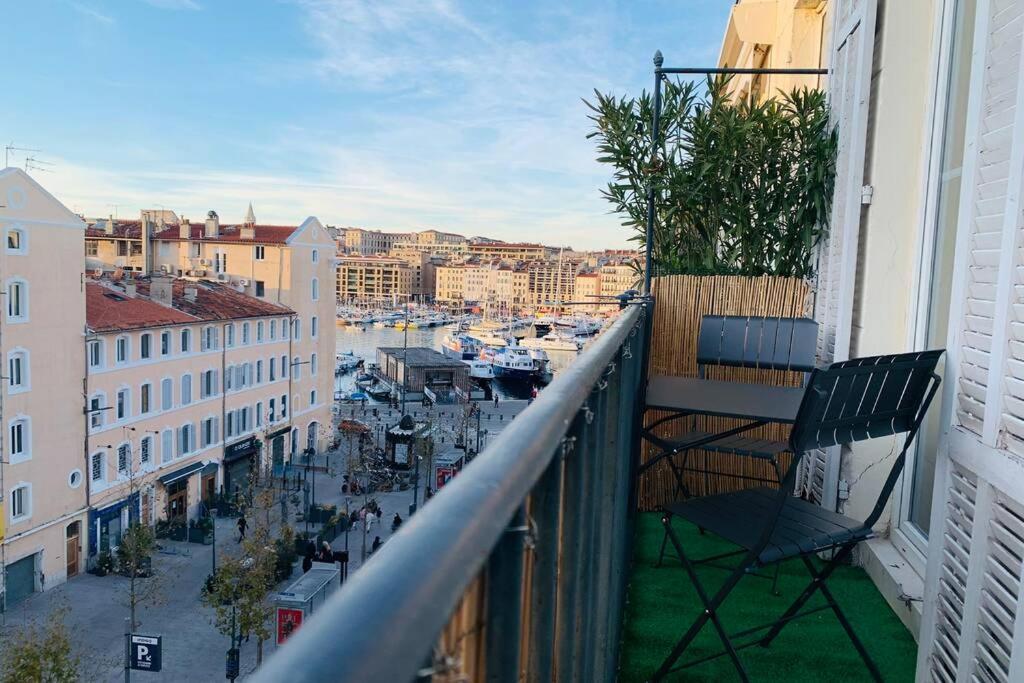 Apartamento Le Phocéen : T4 balcon vue Vieux-Port Marsella Exterior foto