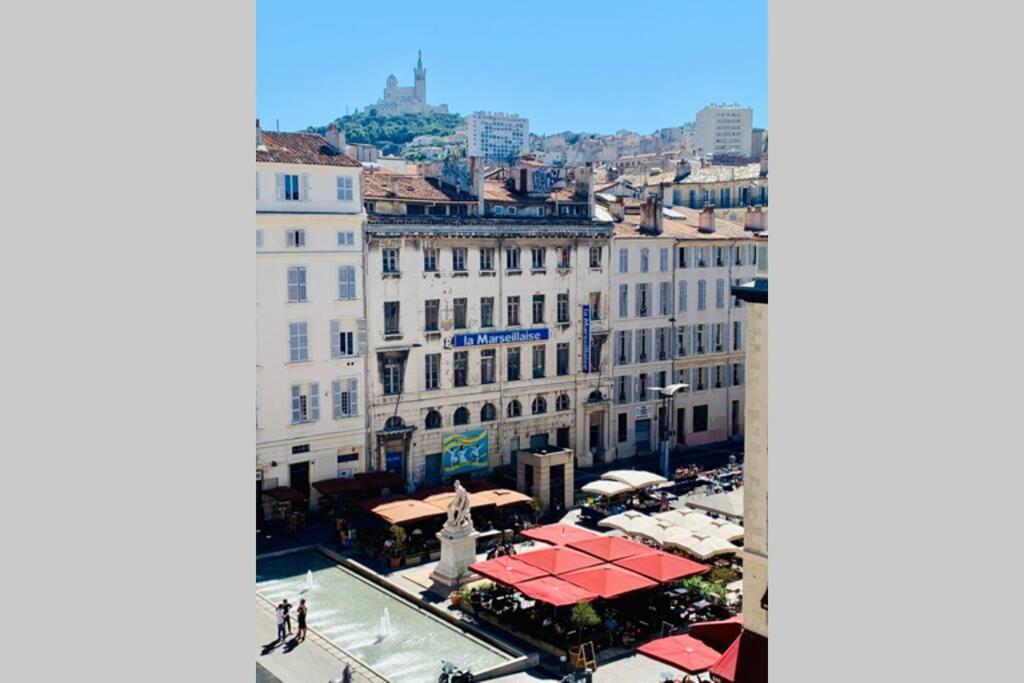 Apartamento Le Phocéen : T4 balcon vue Vieux-Port Marsella Exterior foto