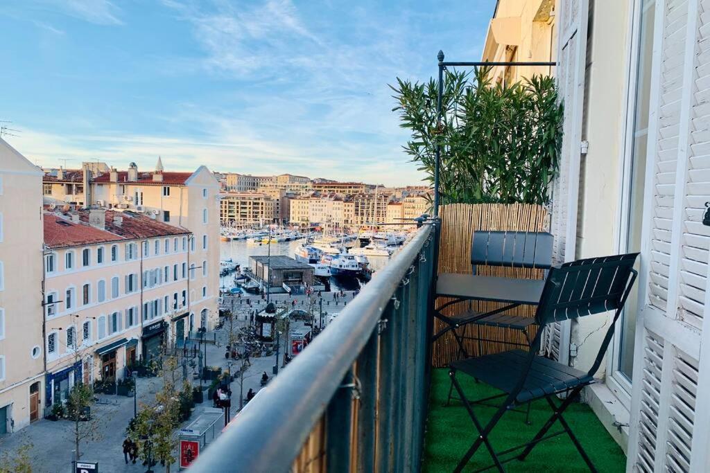 Apartamento Le Phocéen : T4 balcon vue Vieux-Port Marsella Exterior foto